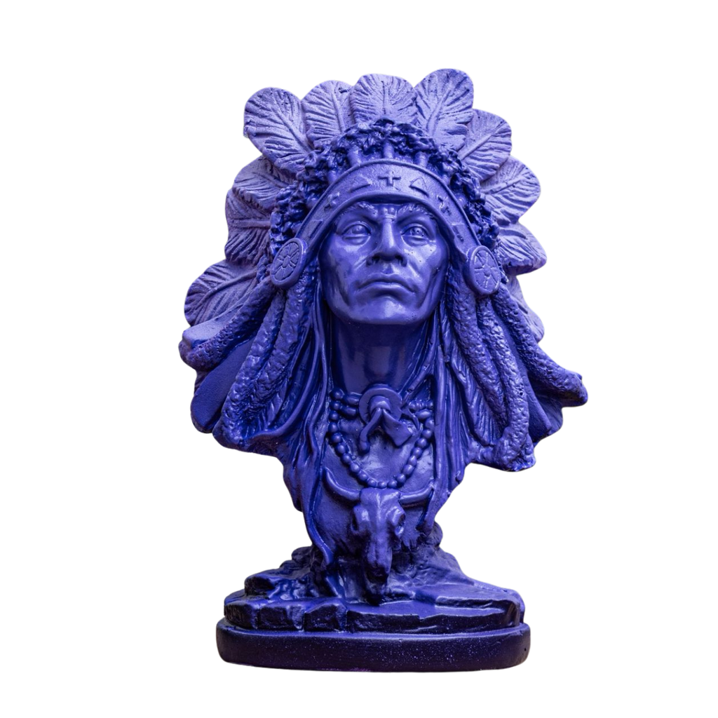 Escultura Índio Americano Barbara Goy 30cm