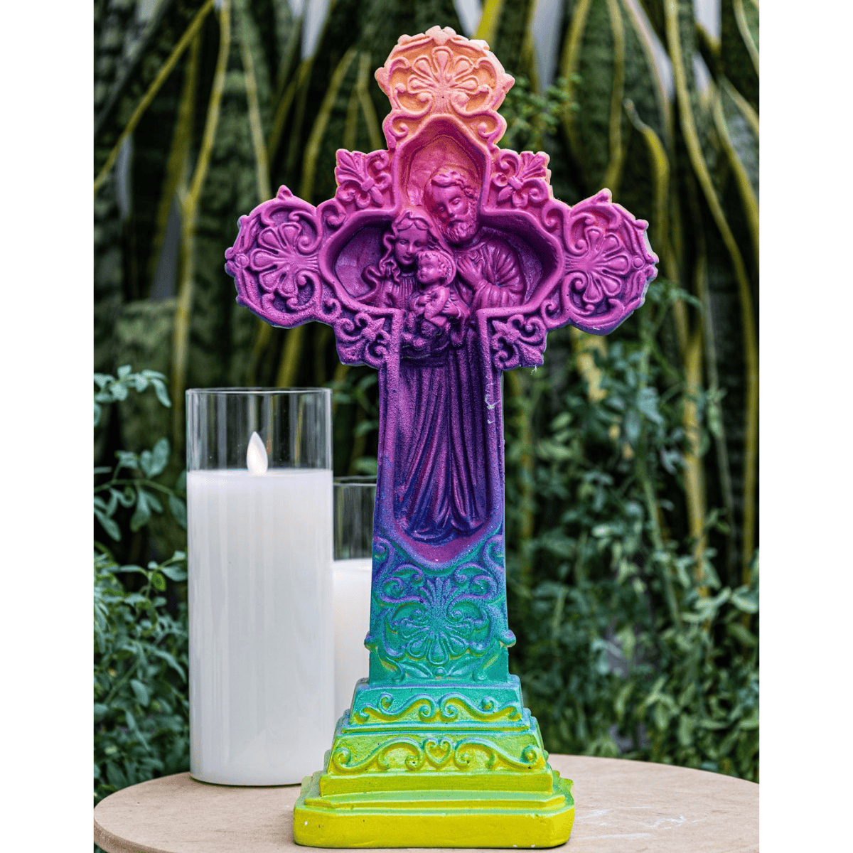 Escultura Cruz Presépio Barbara Goy 37cm