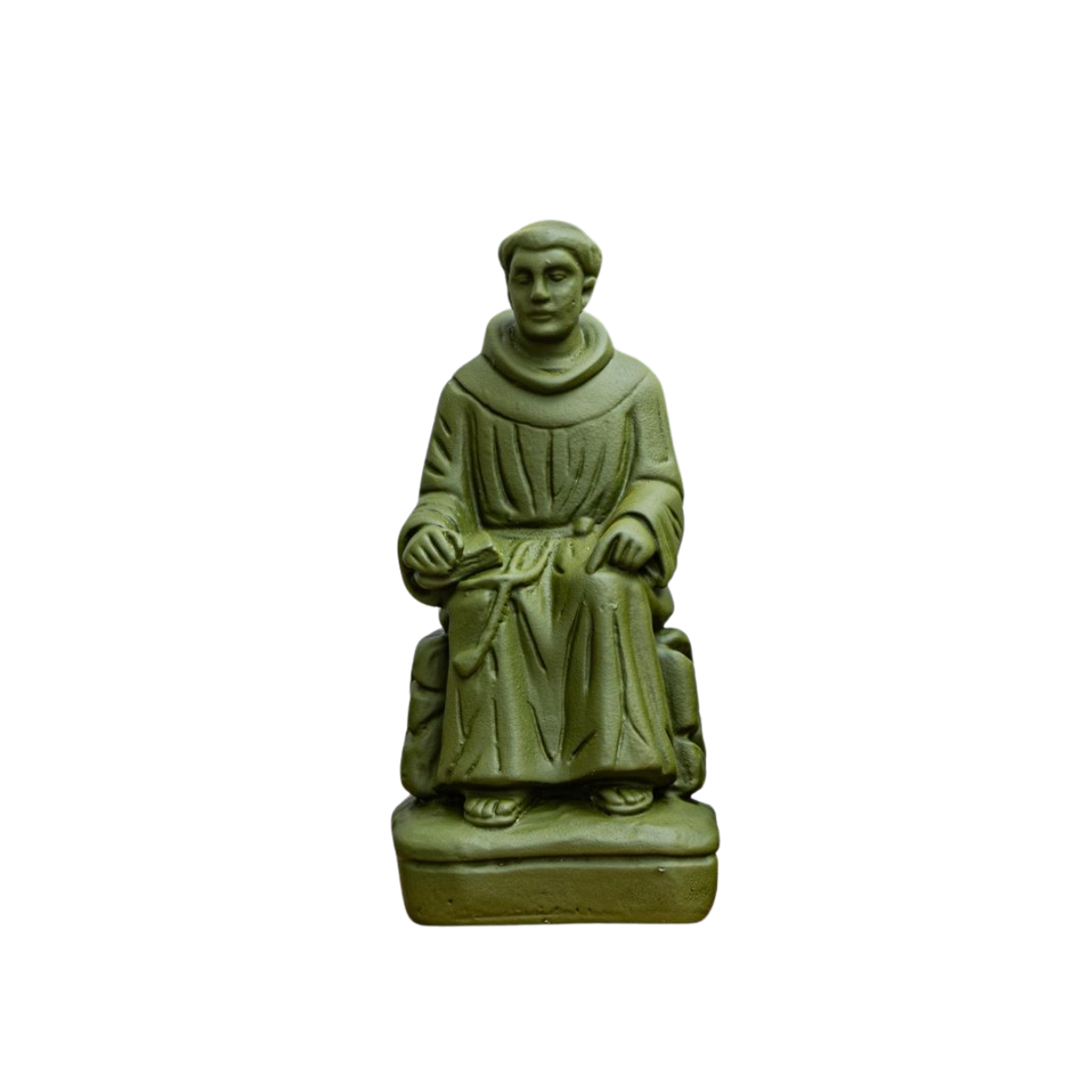 Escultura Frei Galvão Escura Barbara Goy 20cm