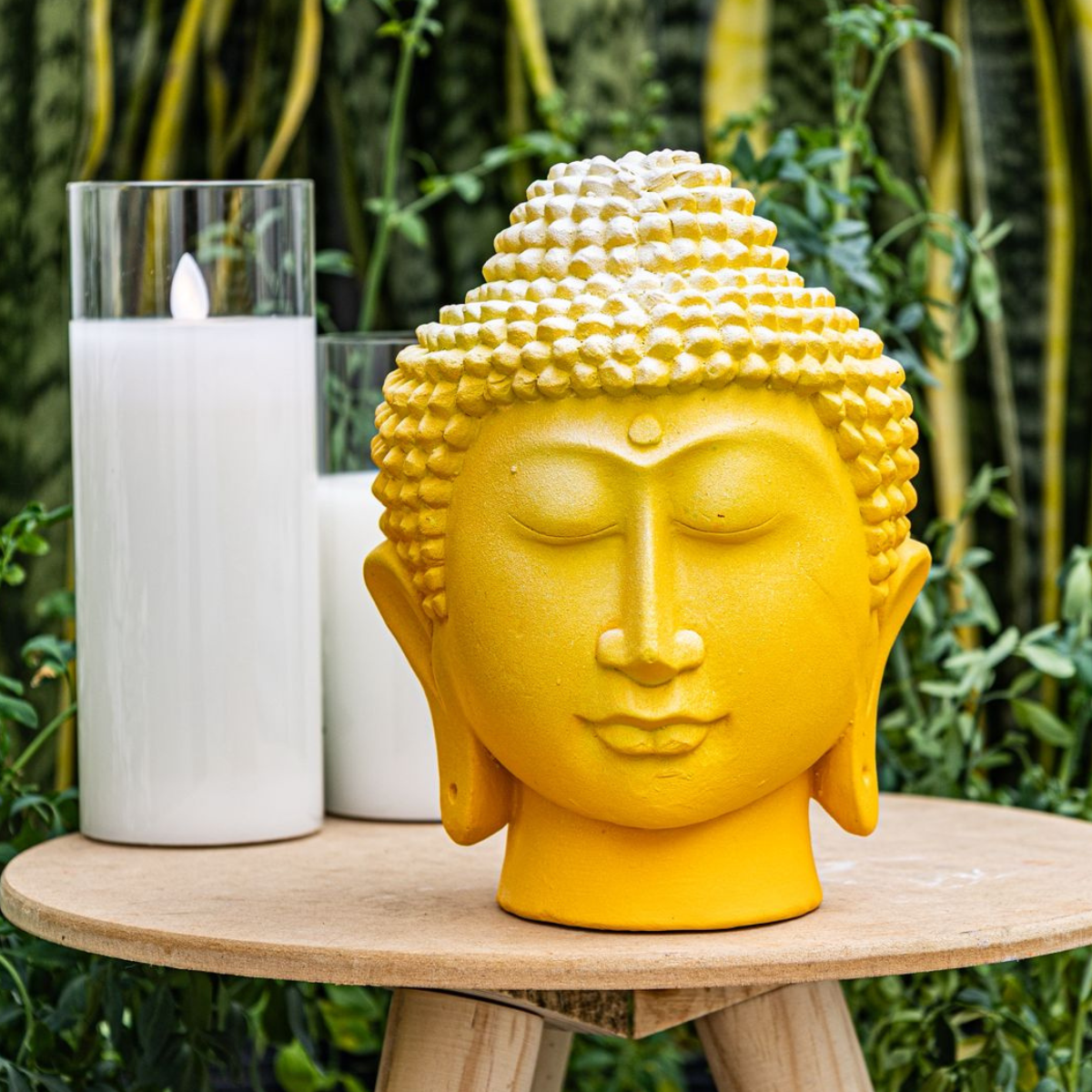 Escultura Cabeça de Buda Barbara Goy 20cm