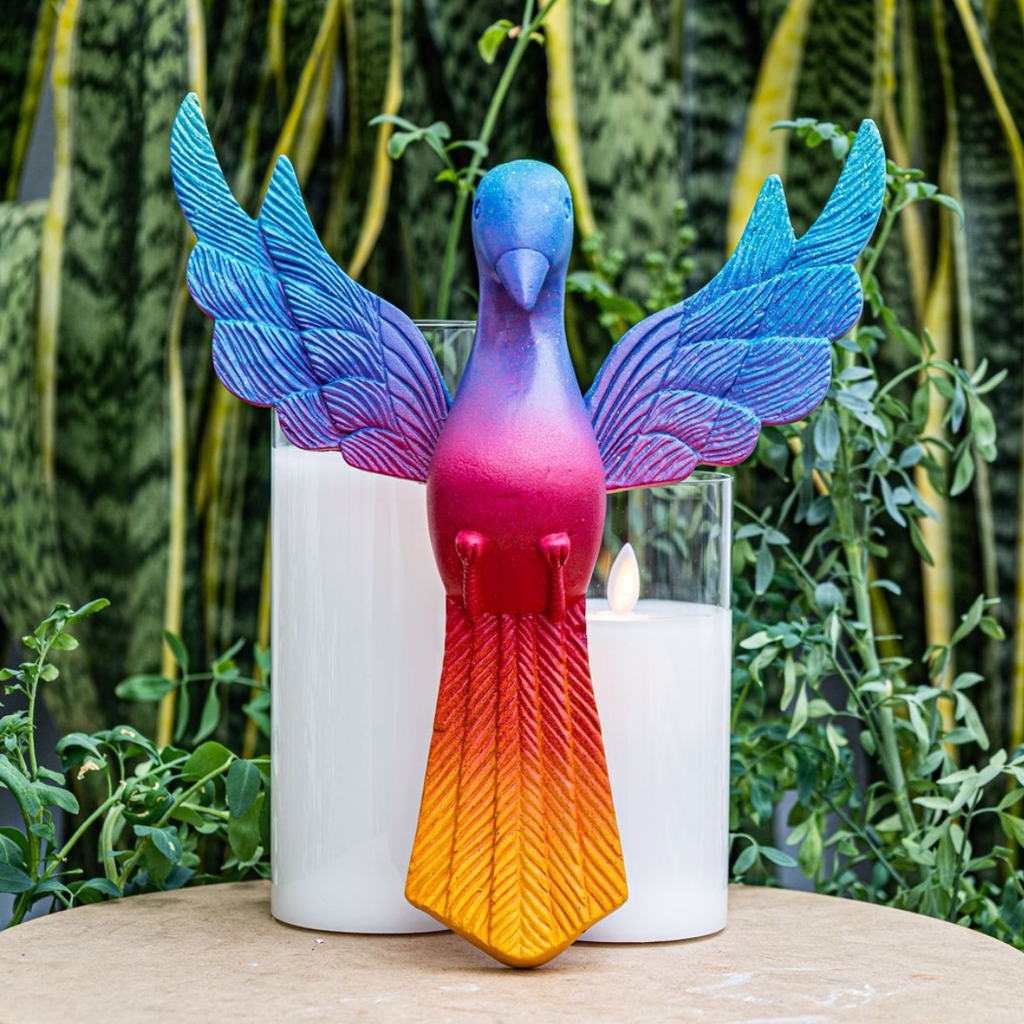 Escultura Pomba Branca Barbara Goy 25cm