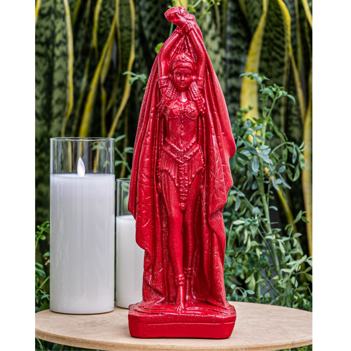 Escultura Pomba Gira Barbara Goy 35cm