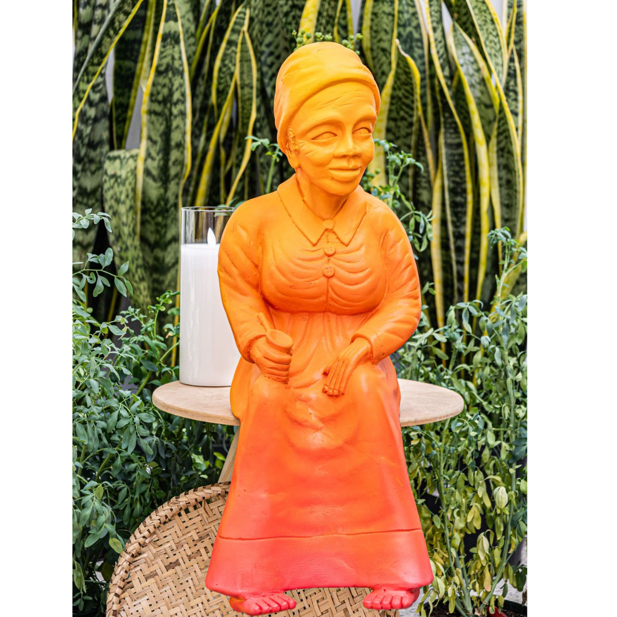 Escultura Preta Velha Barbara Goy 60cm