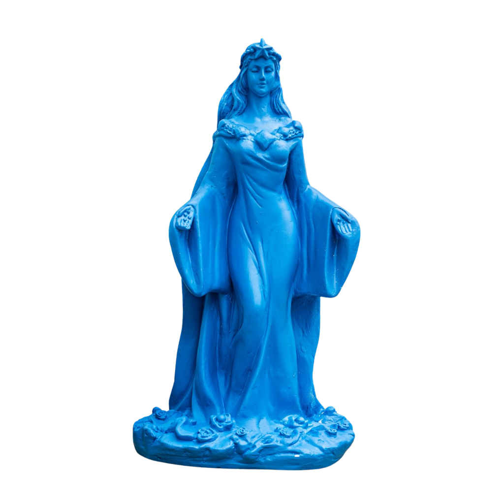 Escultura Iemanjá Azul Barbara Goy 45cm