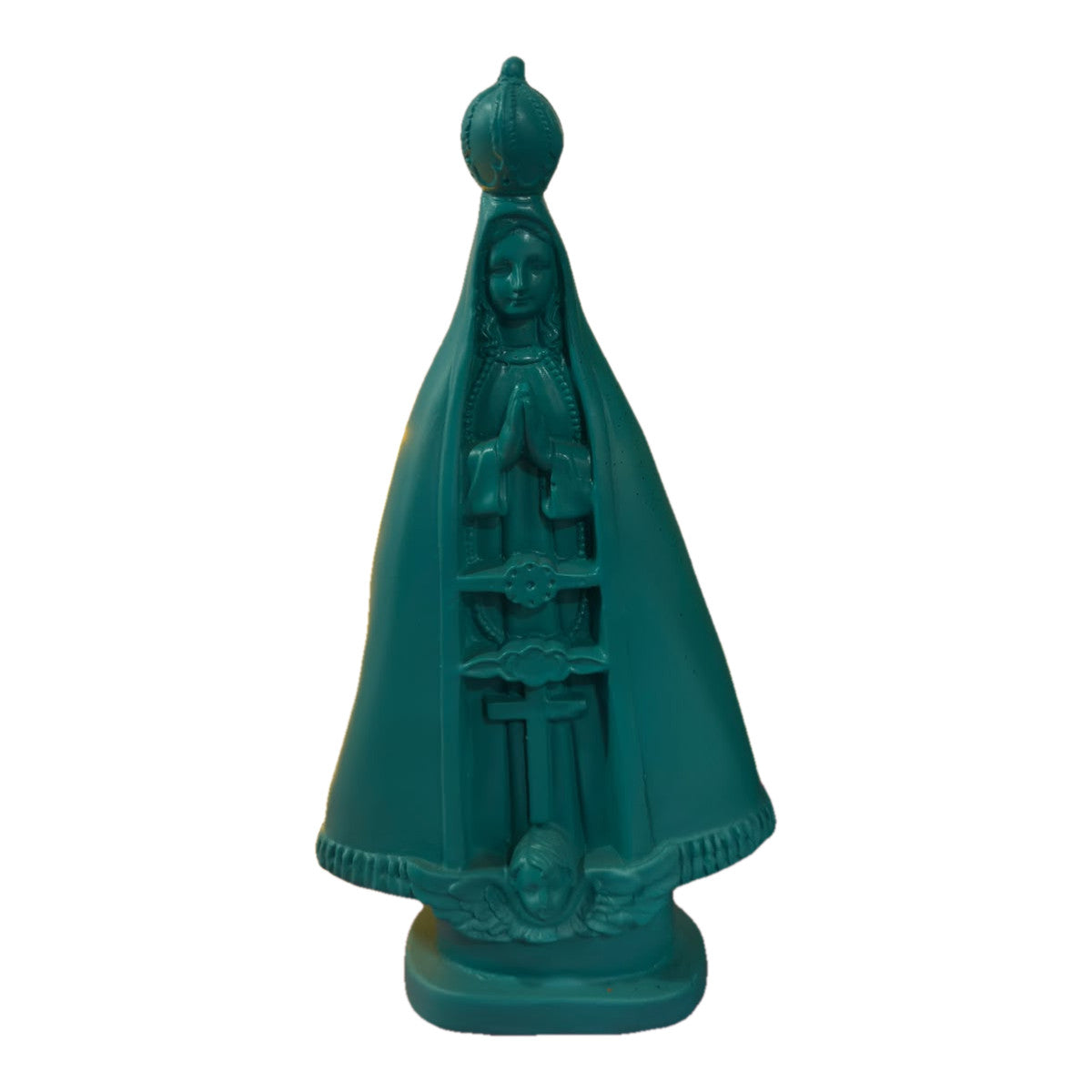 Estátua Nossa Senhora Aparecida Verde Musgo Barbara Goy 22cm
